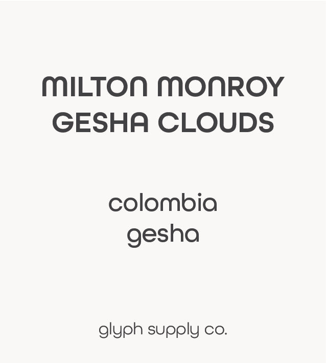 *Filter - Milton Monroy Gesha Clouds Colombia