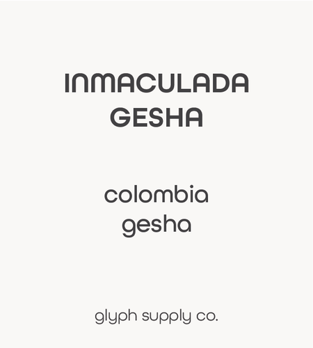 *Filter - Inmaculada (Gesha) Colombia