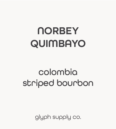 *Espresso - Norbey Quimbayo Colombia